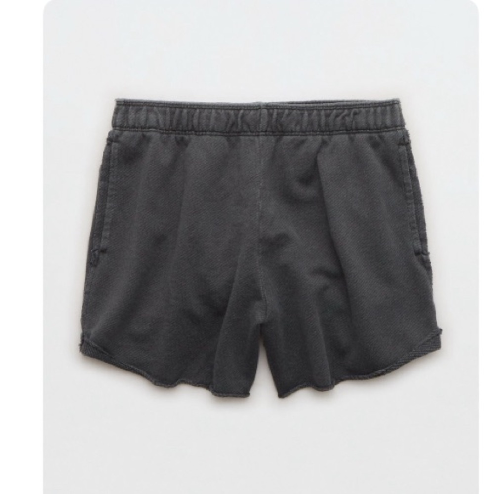 Aerie High Waisted Beach Party Short in Smoked Gray size M